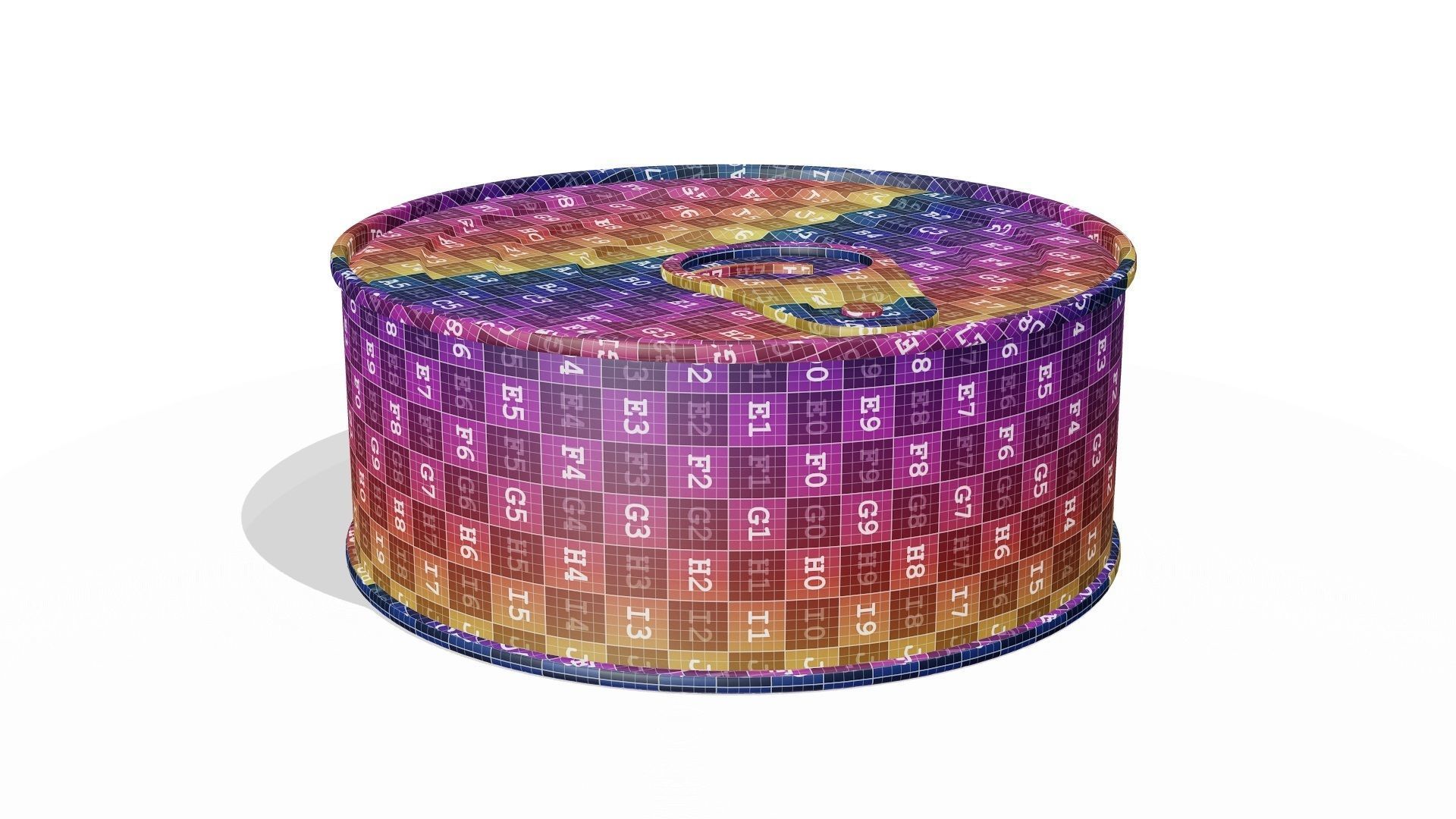 Tuna Tin Can Mock Up 3D model_21