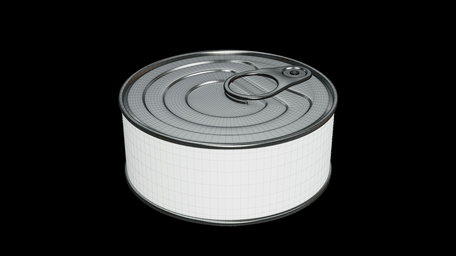 Tuna Tin Can Mock Up 3D model_3