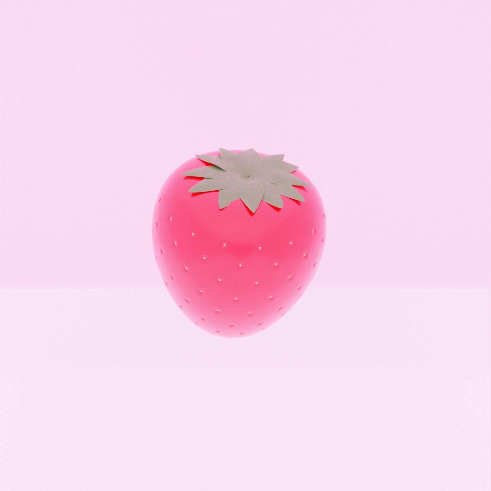Strawberry 3D model_1