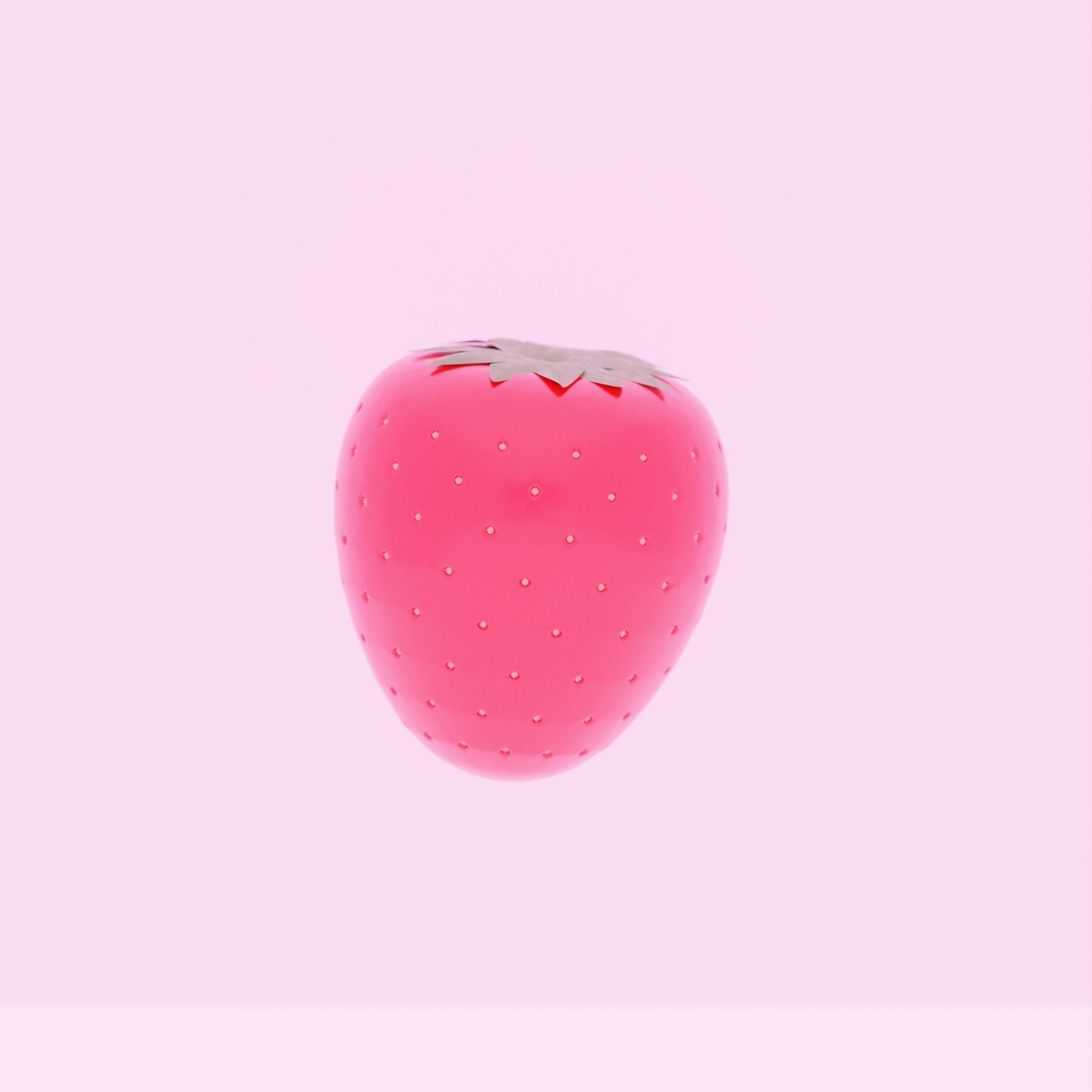 Strawberry 3D model_3
