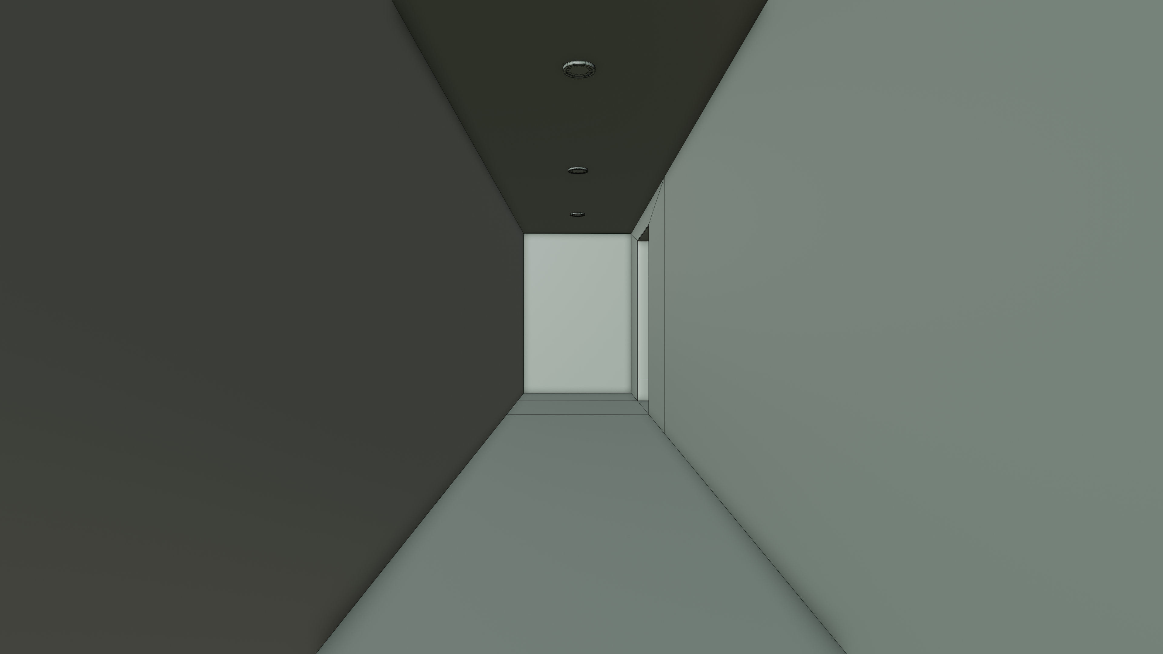 Art Museum Gallery Interior 30b Low-poly 3D model_21