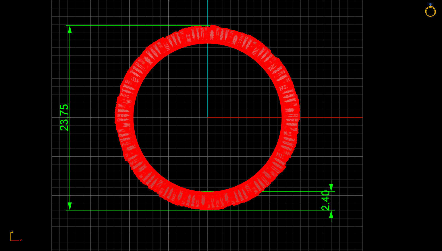 Carving fish ring  gold   jewelry printable 3D model 3D print model_7