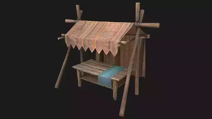 Medieval Bazaar Tent 