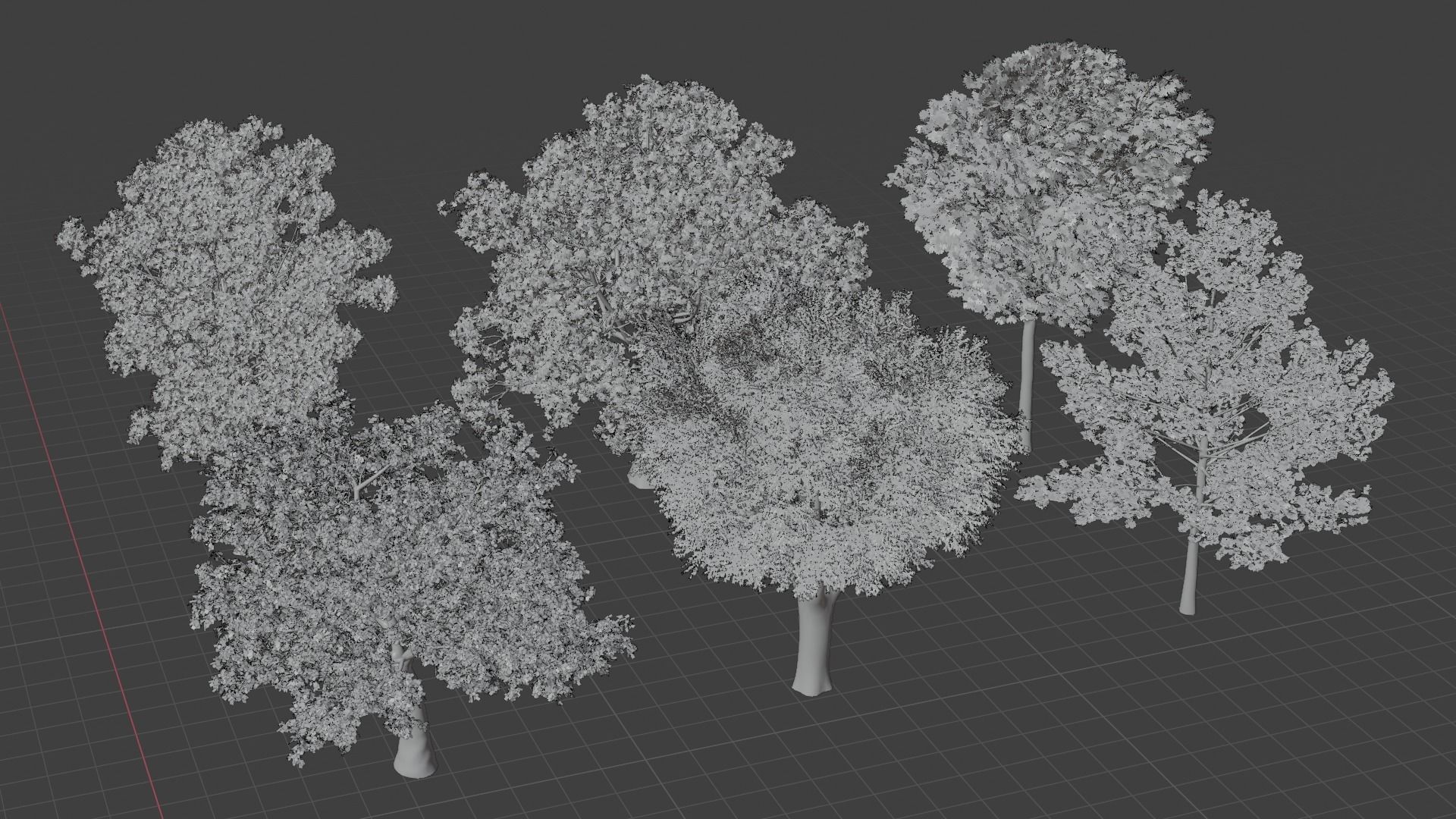Pack of 3D Trees vol 01 3D model_4