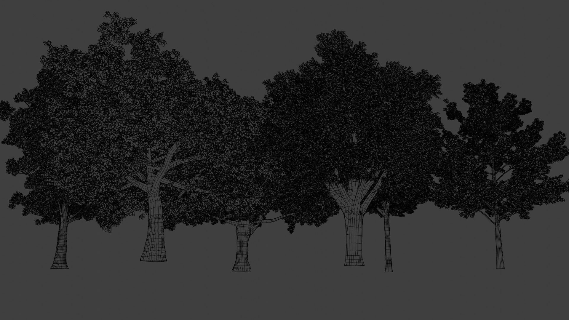 Pack of 3D Trees vol 01 3D model_5