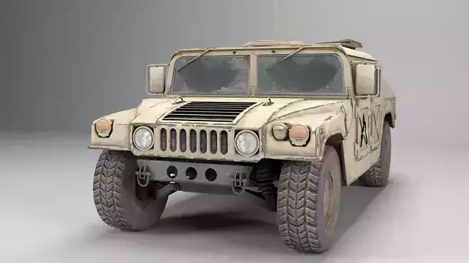 Humvee M113A2 迷彩色 HUMMER 模型 Humvee M113A2 迷彩色 HUMMER 模型
