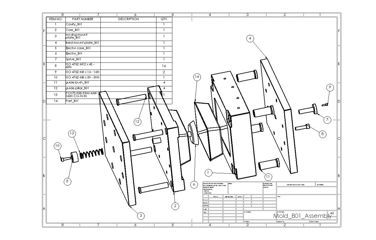 Mold Design - B01 3D model_1