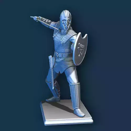 Scythian warrior 3d print model