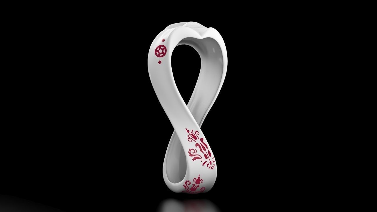 FIFA WORLD CUP QATAR 2022 LOGO 3D print model_3