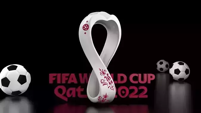 FIFA WORLD CUP QATAR 2022 LOGO 3D print model