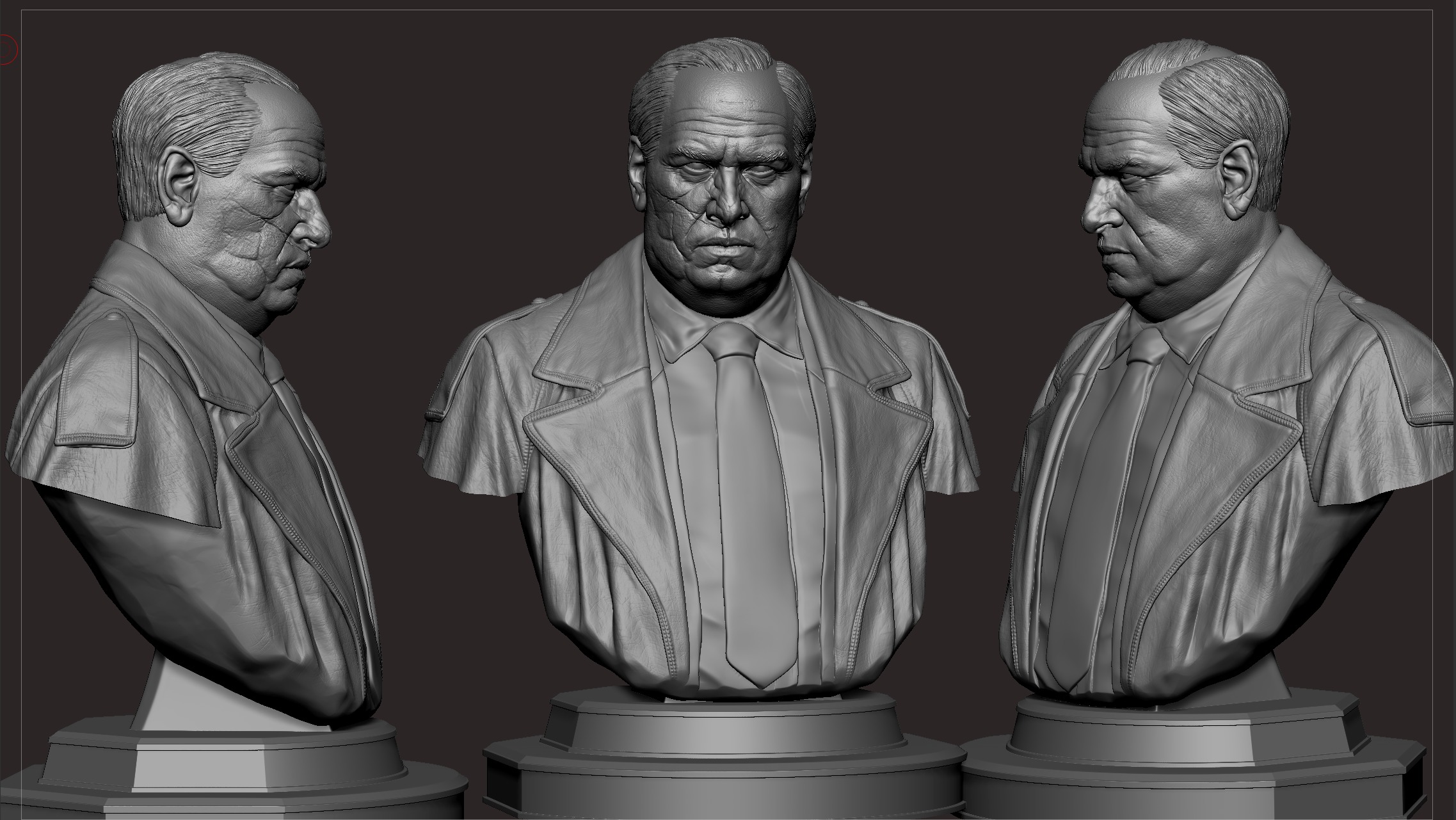 The Penguin-Colin Farrell Bust 3D print model_3