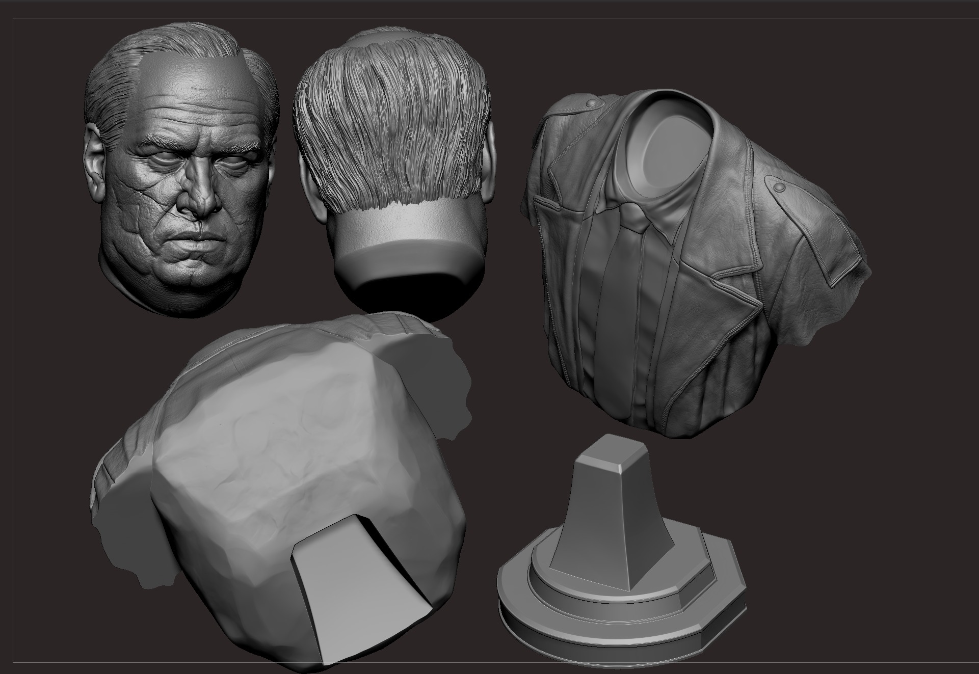 The Penguin-Colin Farrell Bust 3D print model_11