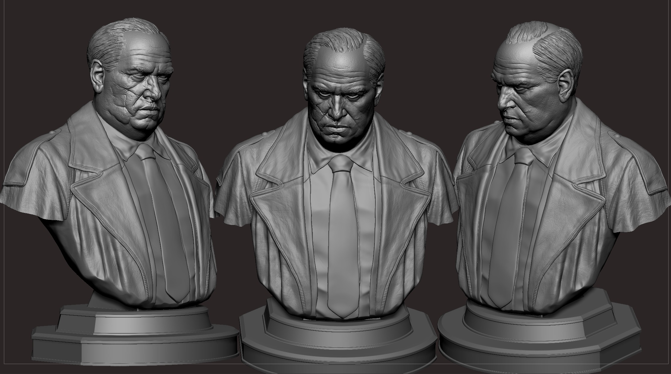 The Penguin-Colin Farrell Bust 3D print model_5