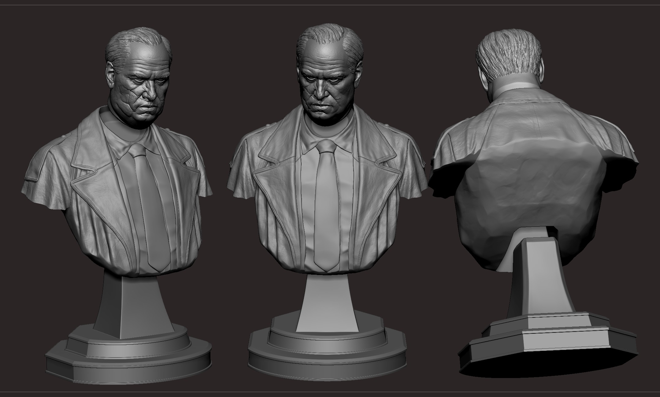 The Penguin-Colin Farrell Bust 3D print model_9