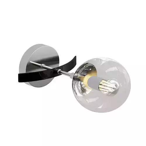 intenso wall light with glass ball