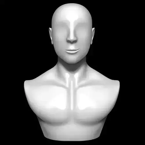 Mannequin Head 3D model