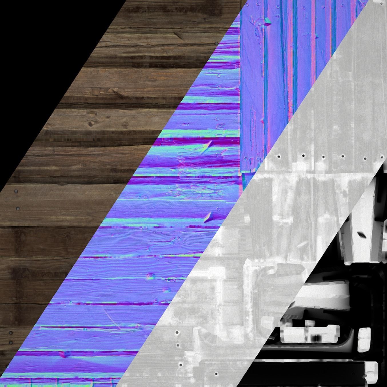 Medieval Market Tent Low-poly 3D model_5