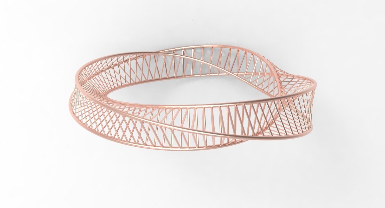 DNA Bracelet 3D print model_2