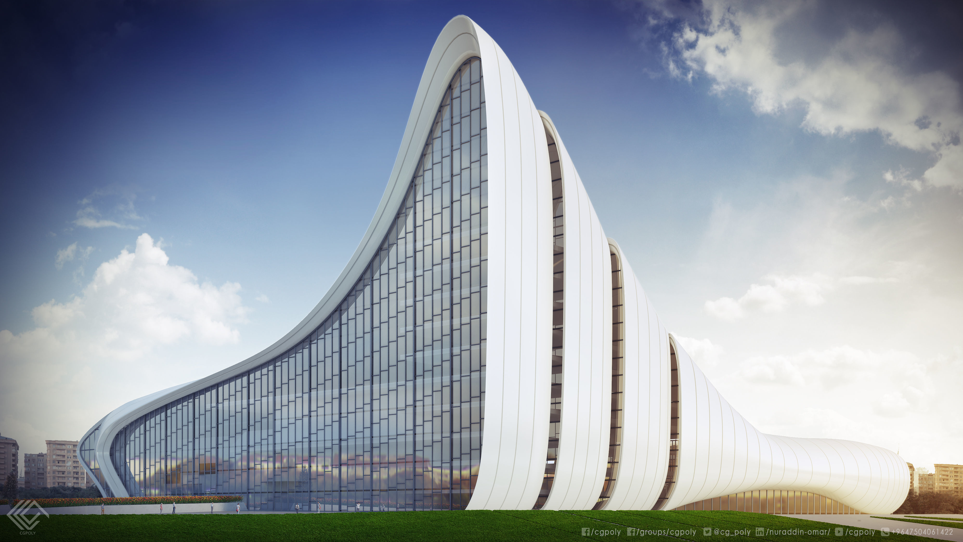 Heydar Aliyev Center 3D modeling  3D model_5
