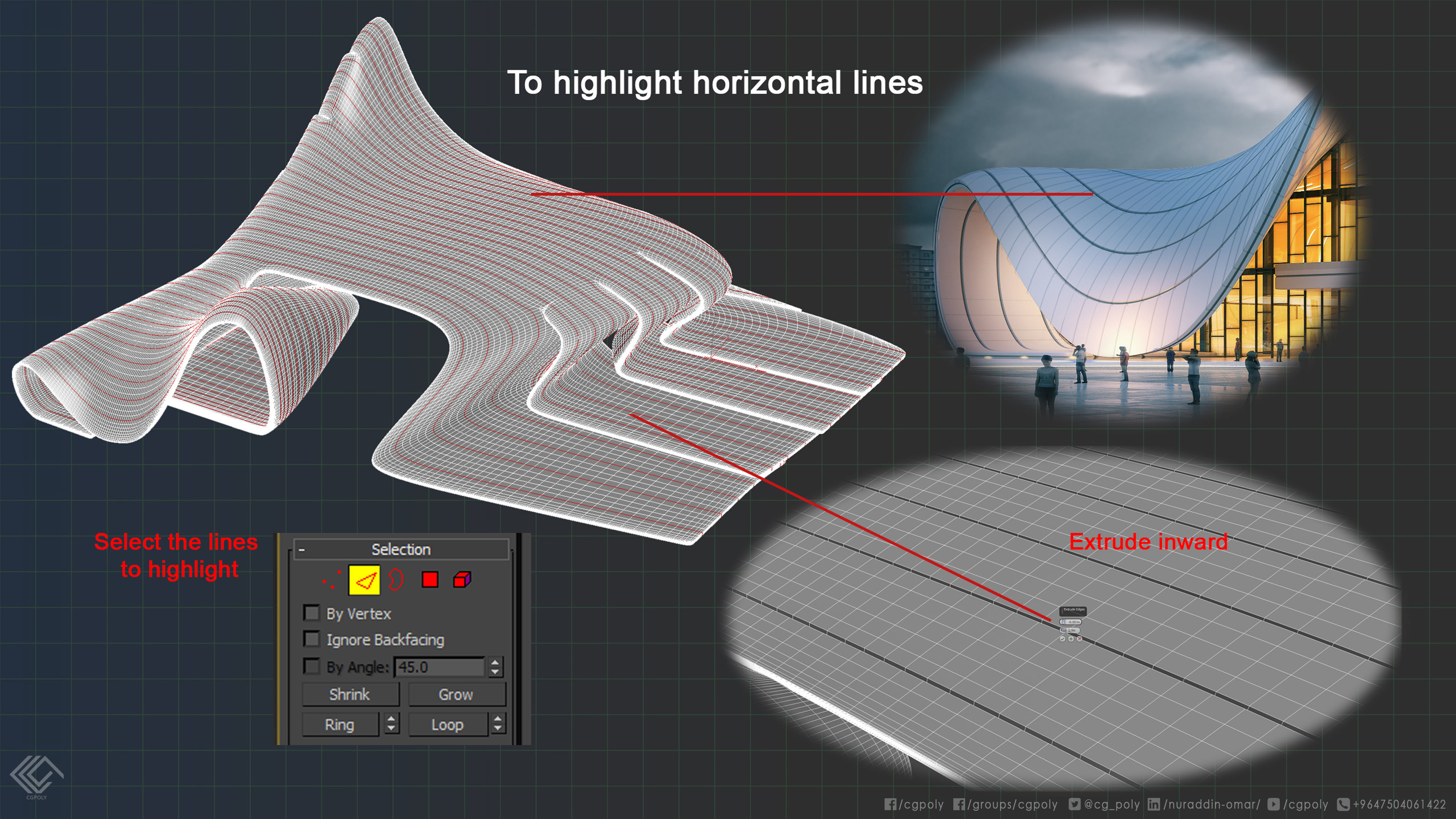 Heydar Aliyev Center 3D modeling  3D model_4