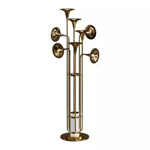 botti brass floor lamp at