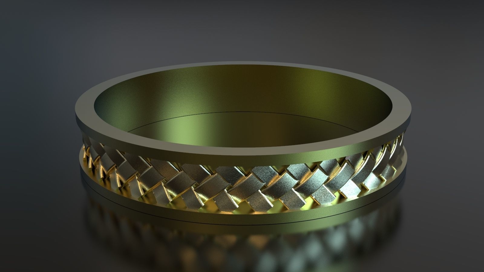 thumb ring 3D print model_1