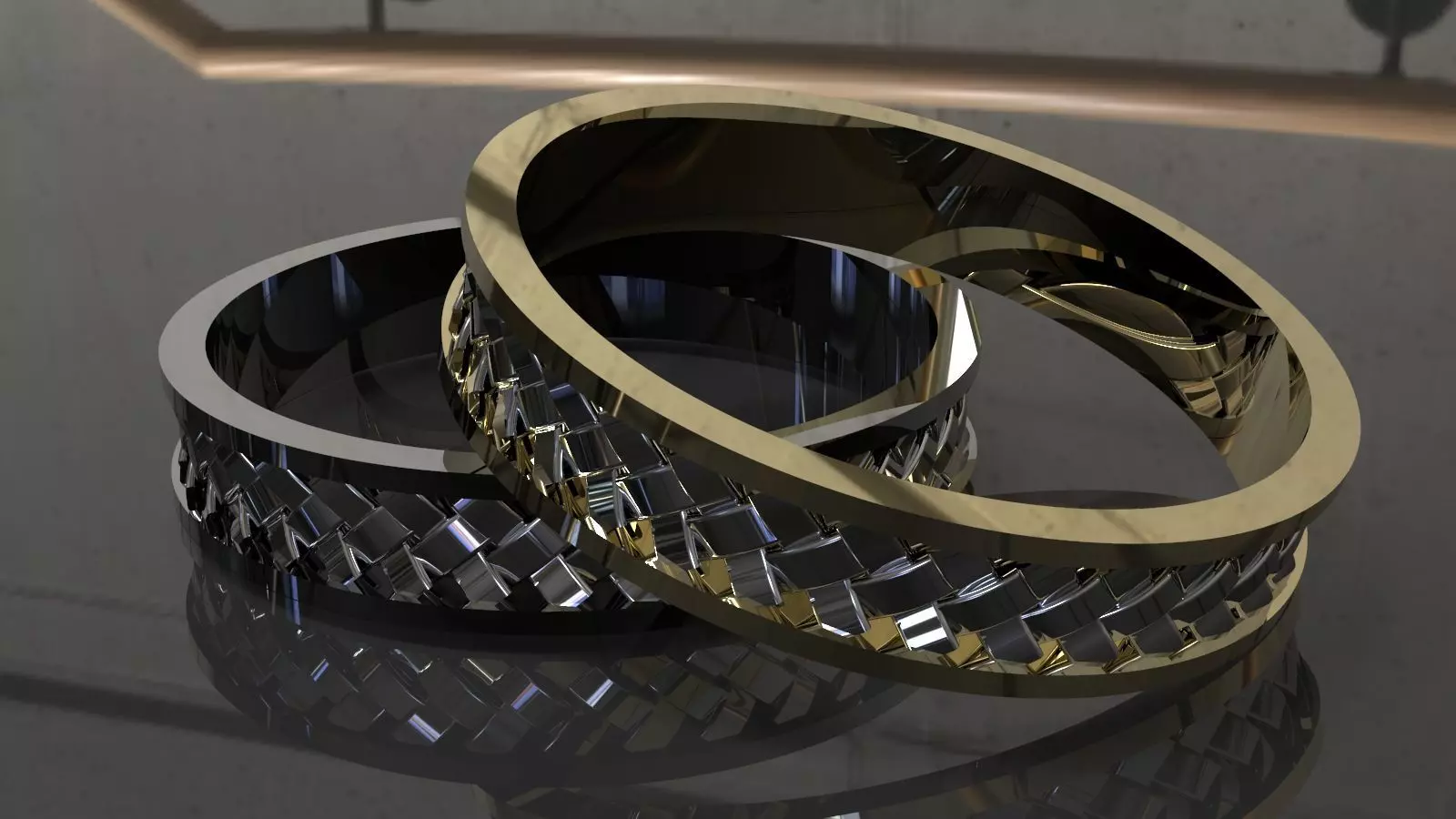 thumb ring 3D print model_0