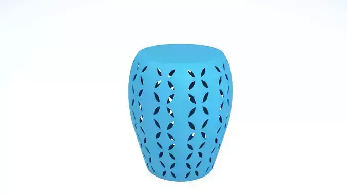 020 GARDEN STOOL - TURQUOISE