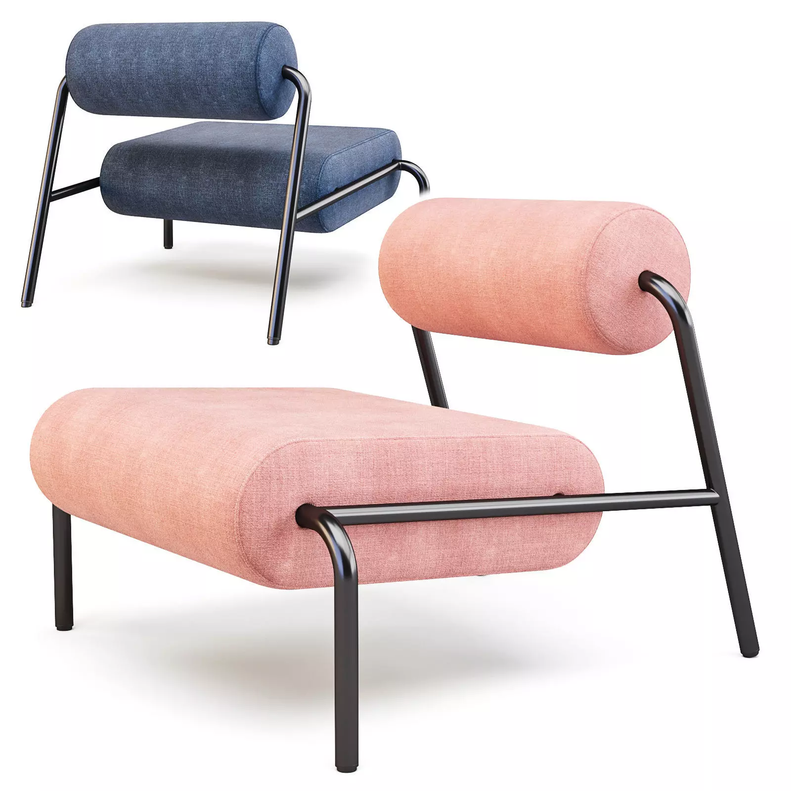 Zuiver Lekima - ArmChair 3D model