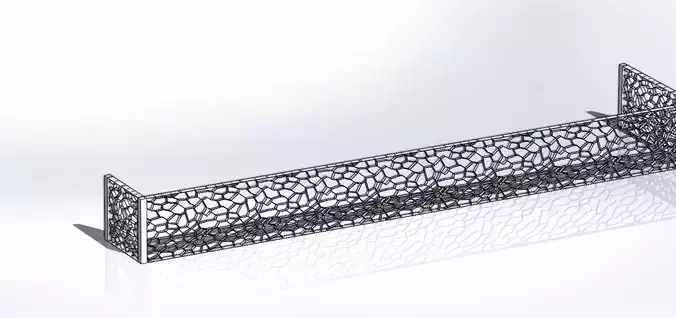 Geometry abstract random Handrail