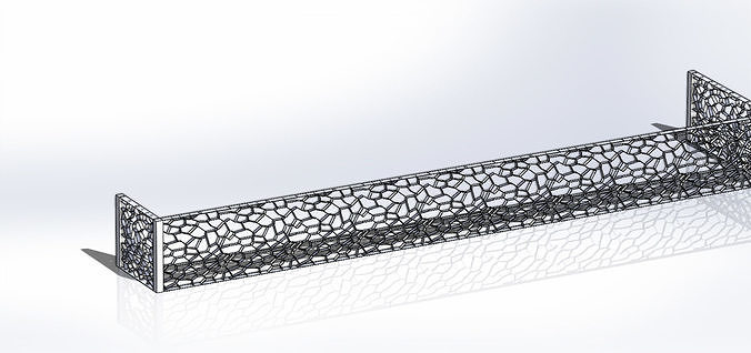 Geometry abstract random Handrail 3D model