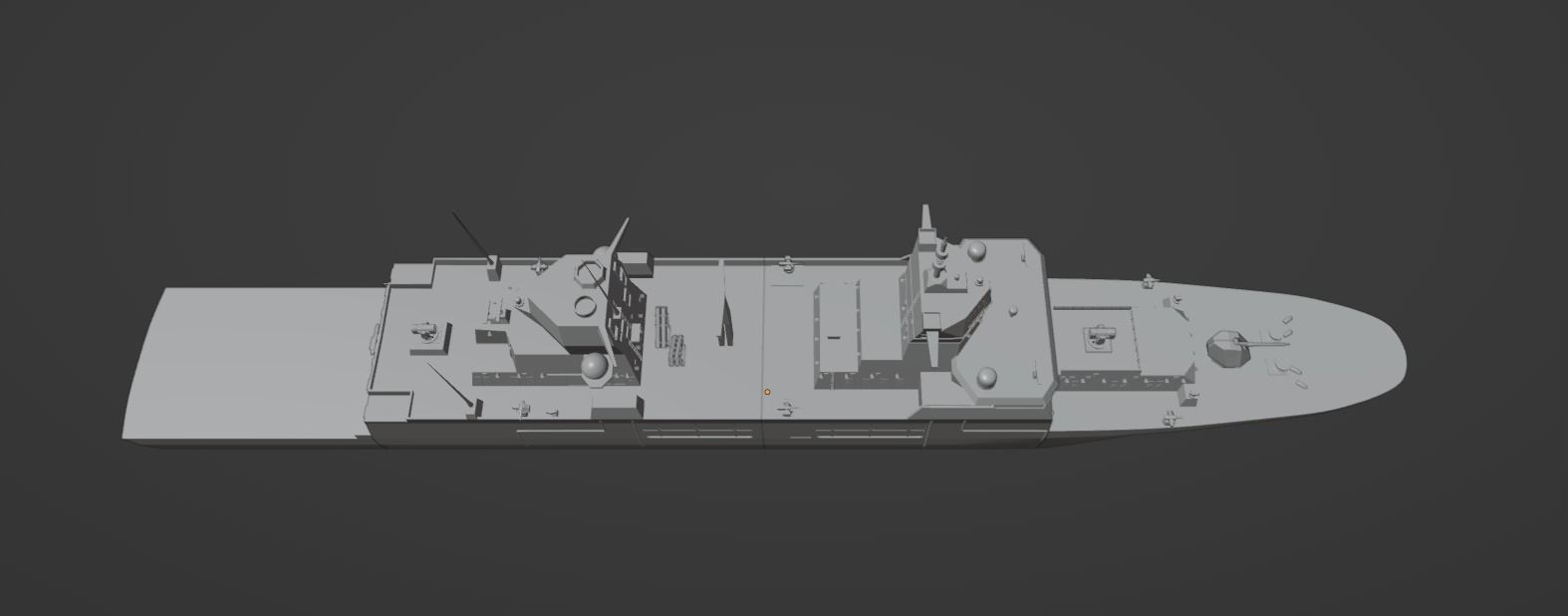 1-350 scale german F125-class Frigate 3D print model_14