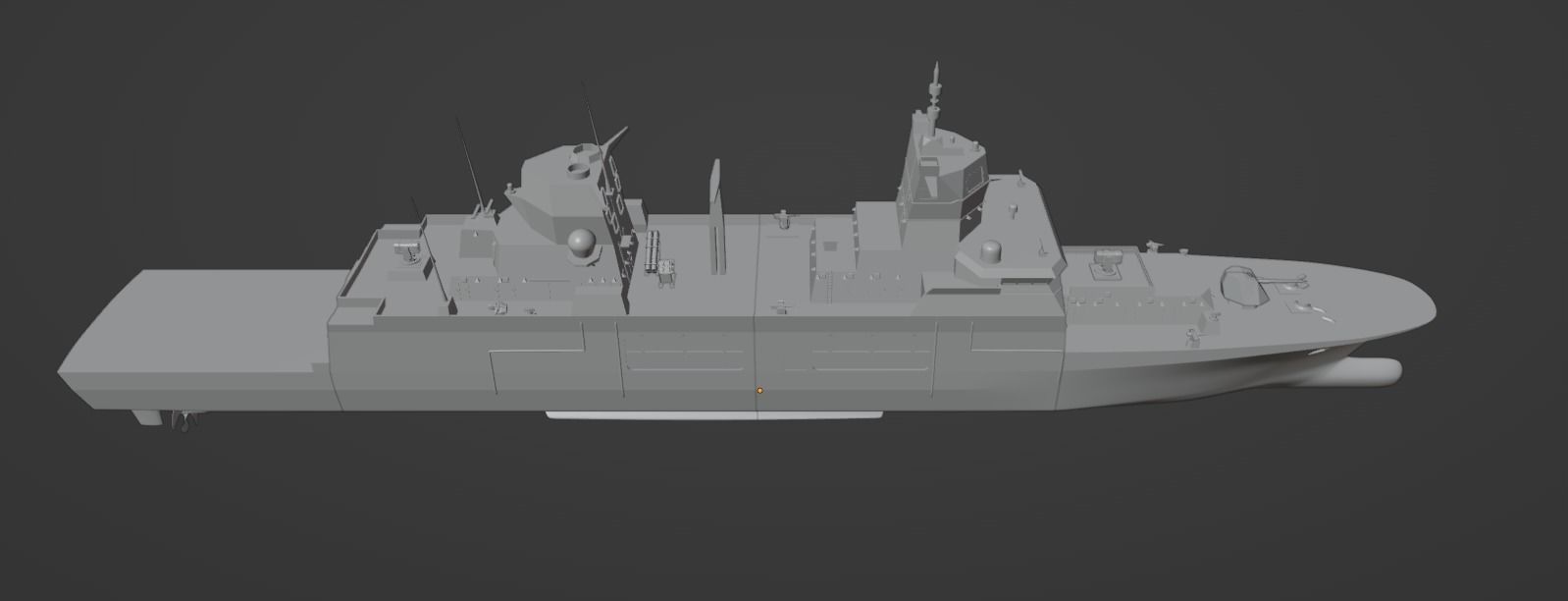 1-350 scale german F125-class Frigate 3D print model_13
