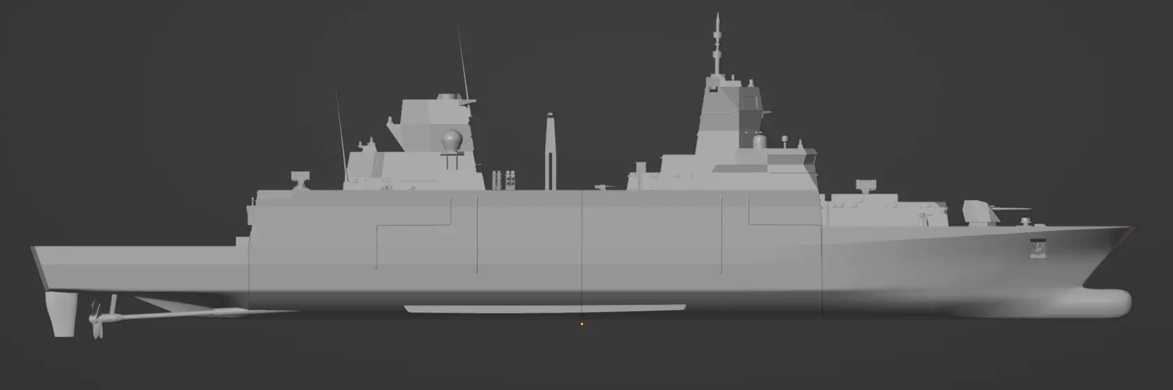 1-350 scale german F125-class Frigate 3D print model_0