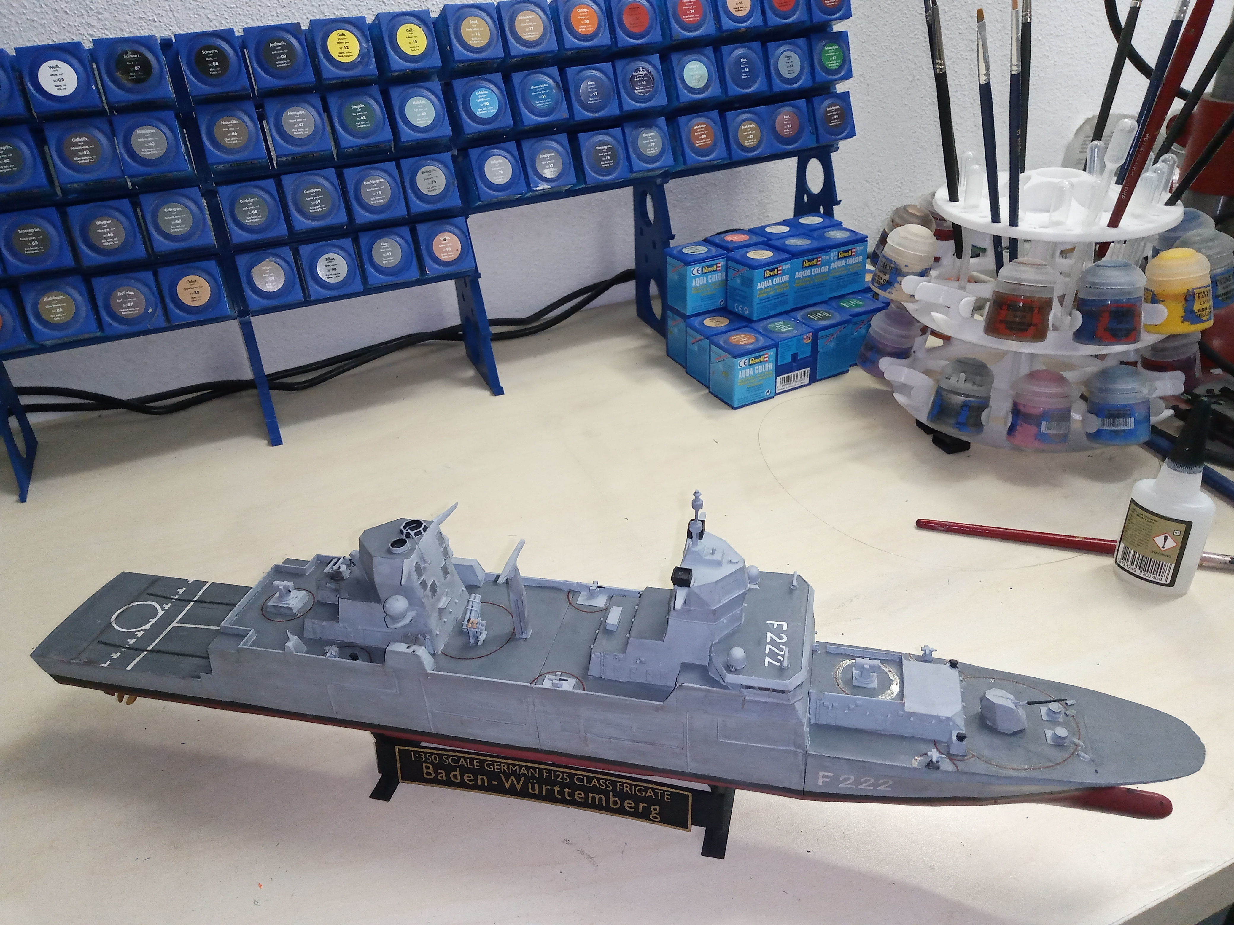 1-350 scale german F125-class Frigate 3D print model_18