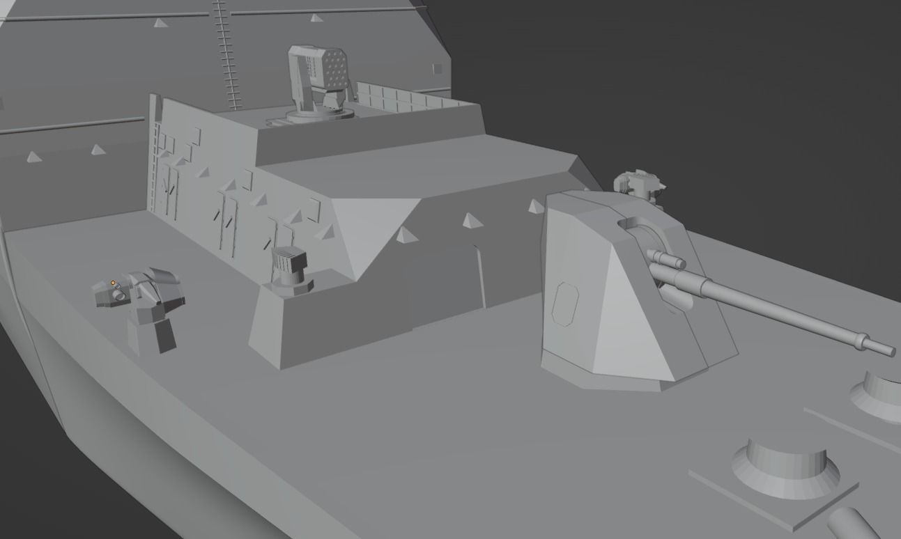 1-350 scale german F125-class Frigate 3D print model_17