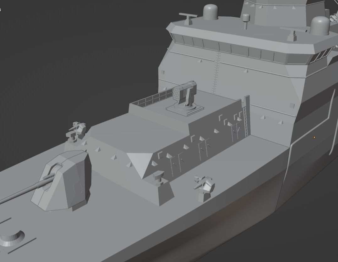 1-350 scale german F125-class Frigate 3D print model_5