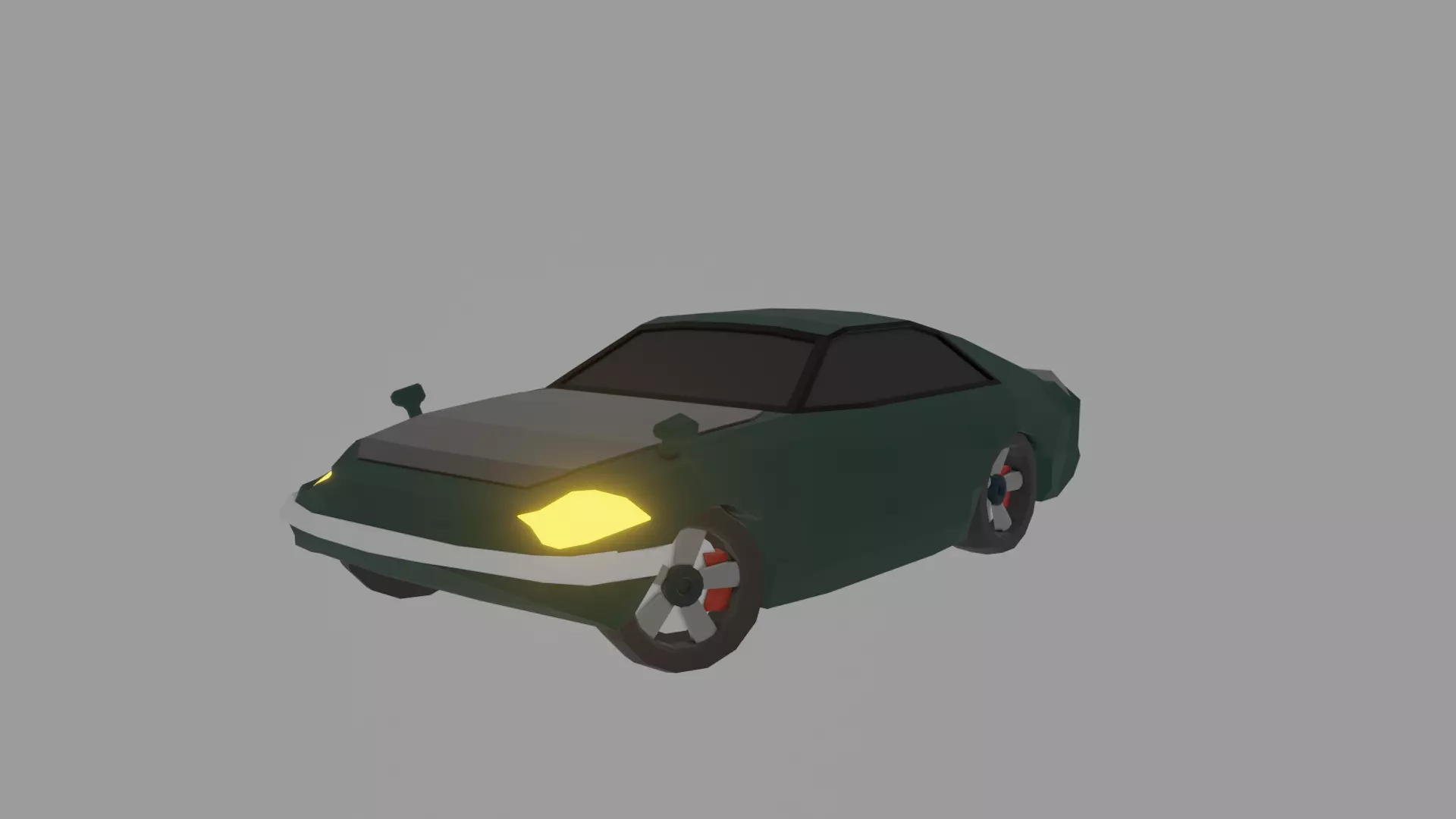 Datsun 240z low-poly model Free 3D model