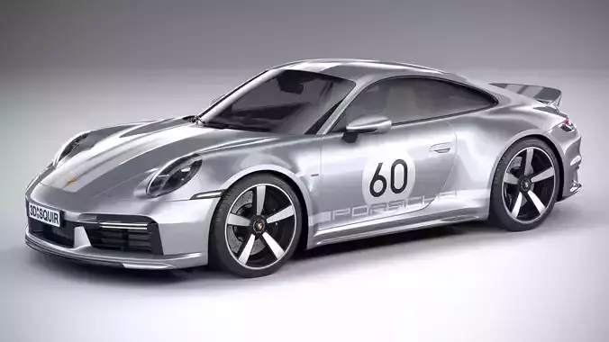 Porsche 911 Sport Classic 2023 3D model