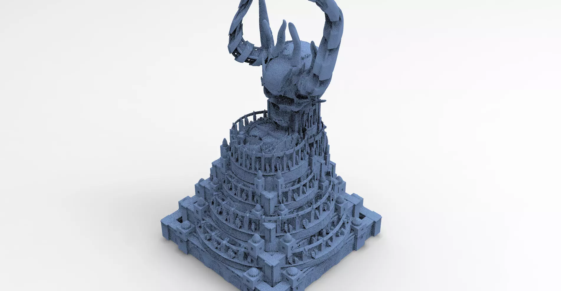 Necromancer Scull arena 2  3D model_0