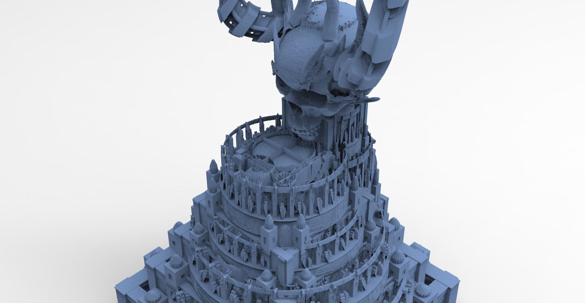 Necromancer Scull arena 2  3D model_1