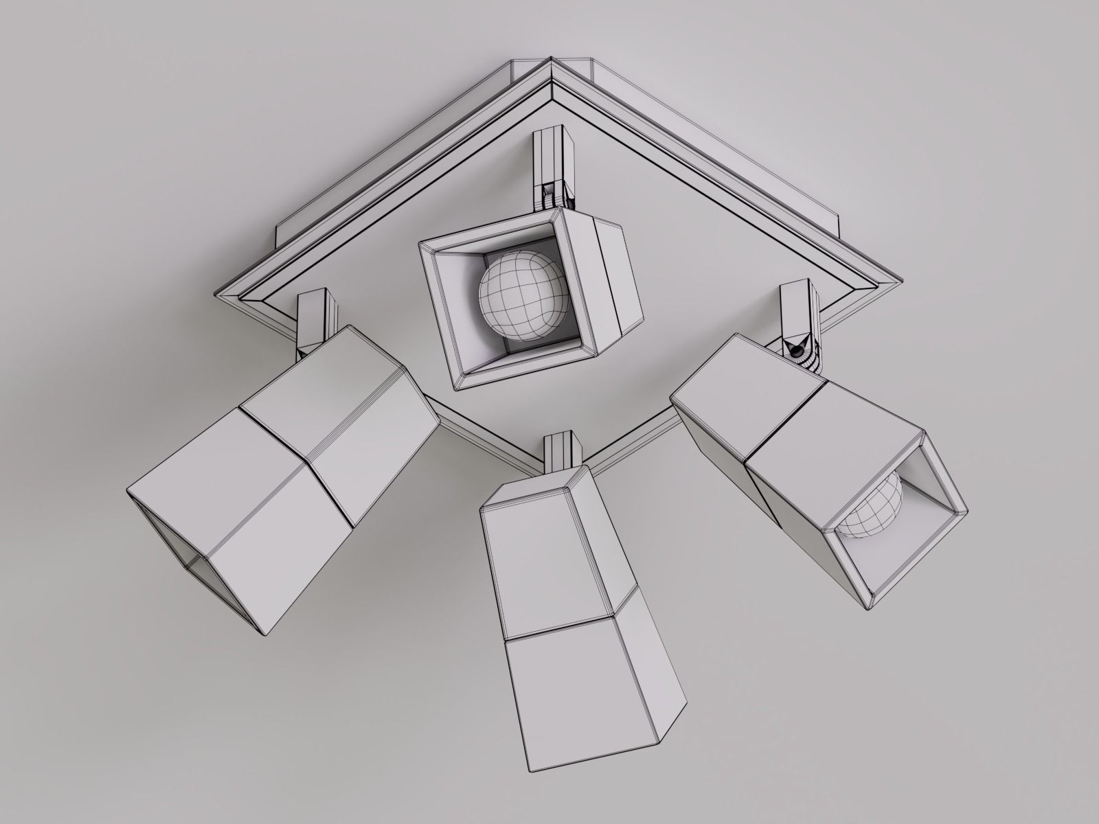 Ceiling Lamp 3D model_6