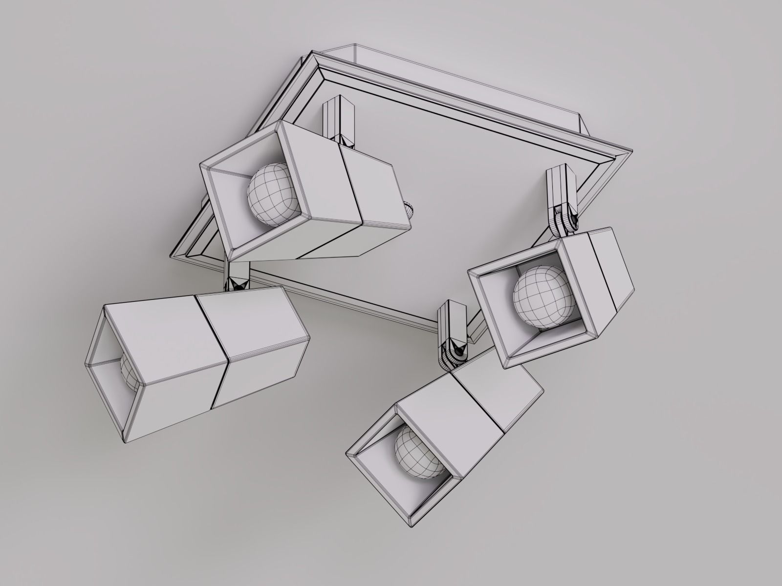 Ceiling Lamp 3D model_8