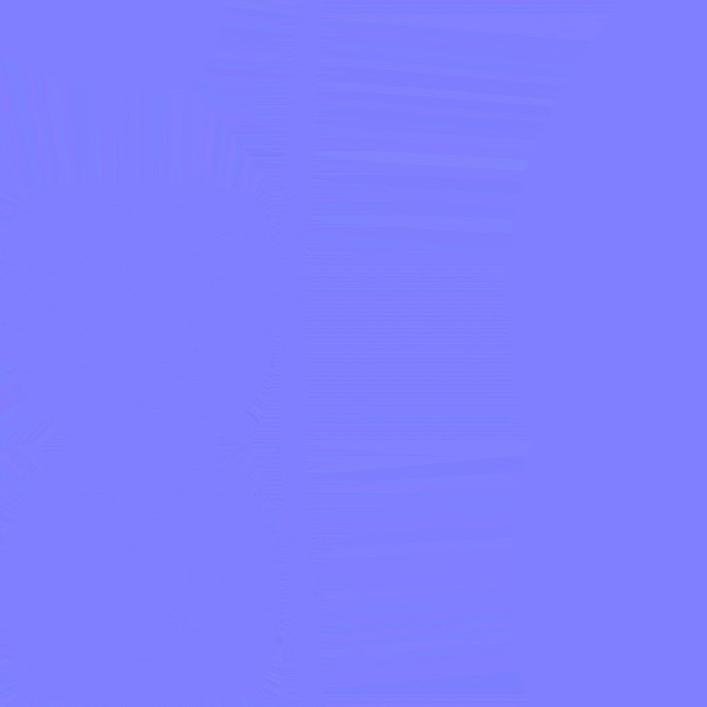 005 CLOVER DAYBED Low-poly 3D model_3