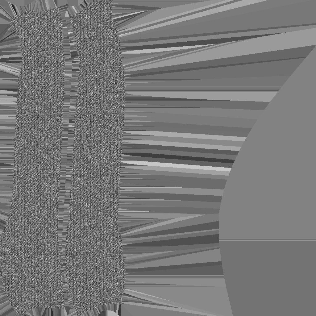 005 CLOVER DAYBED Low-poly 3D model_7