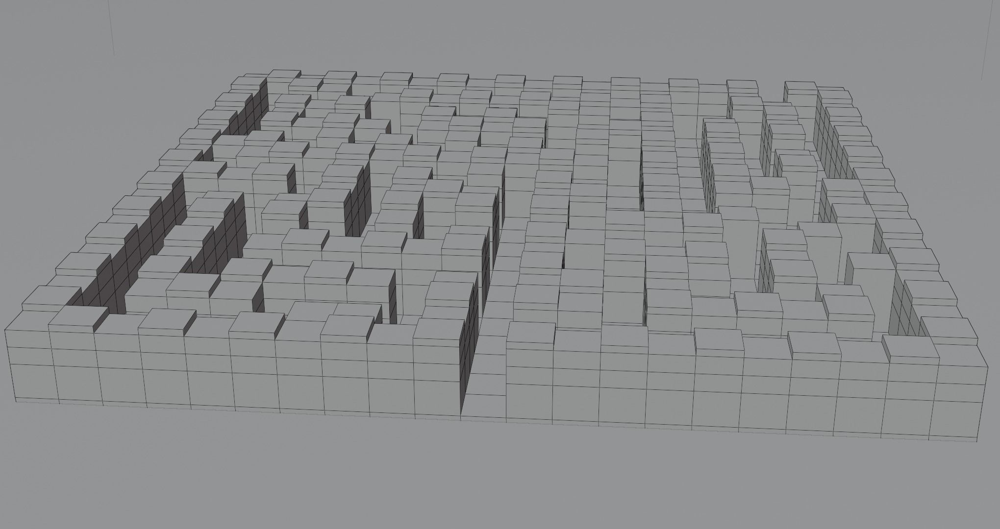Cyber Maze v1 Low-poly 3D model_9