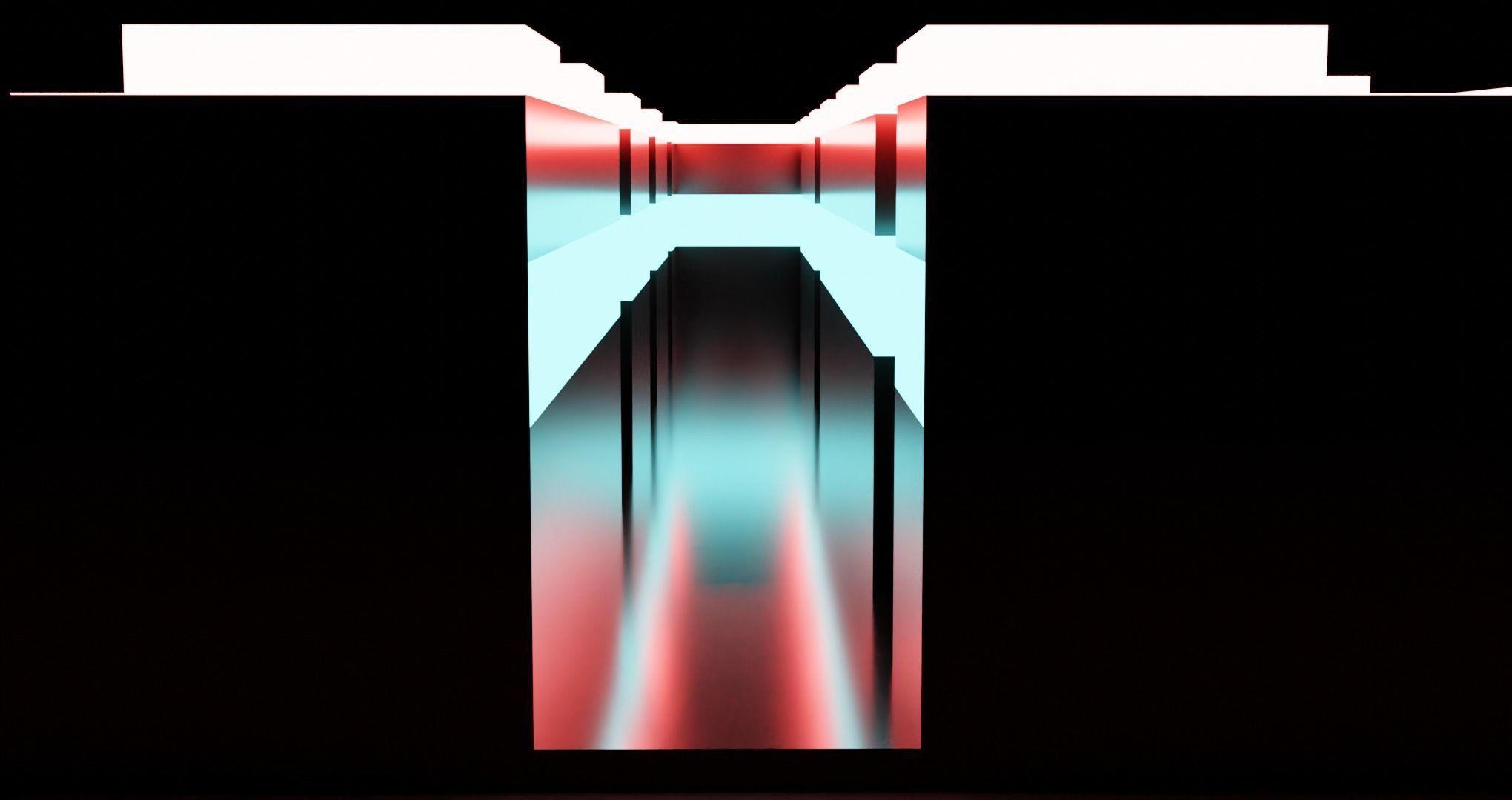 Cyber Maze v1 Low-poly 3D model_4