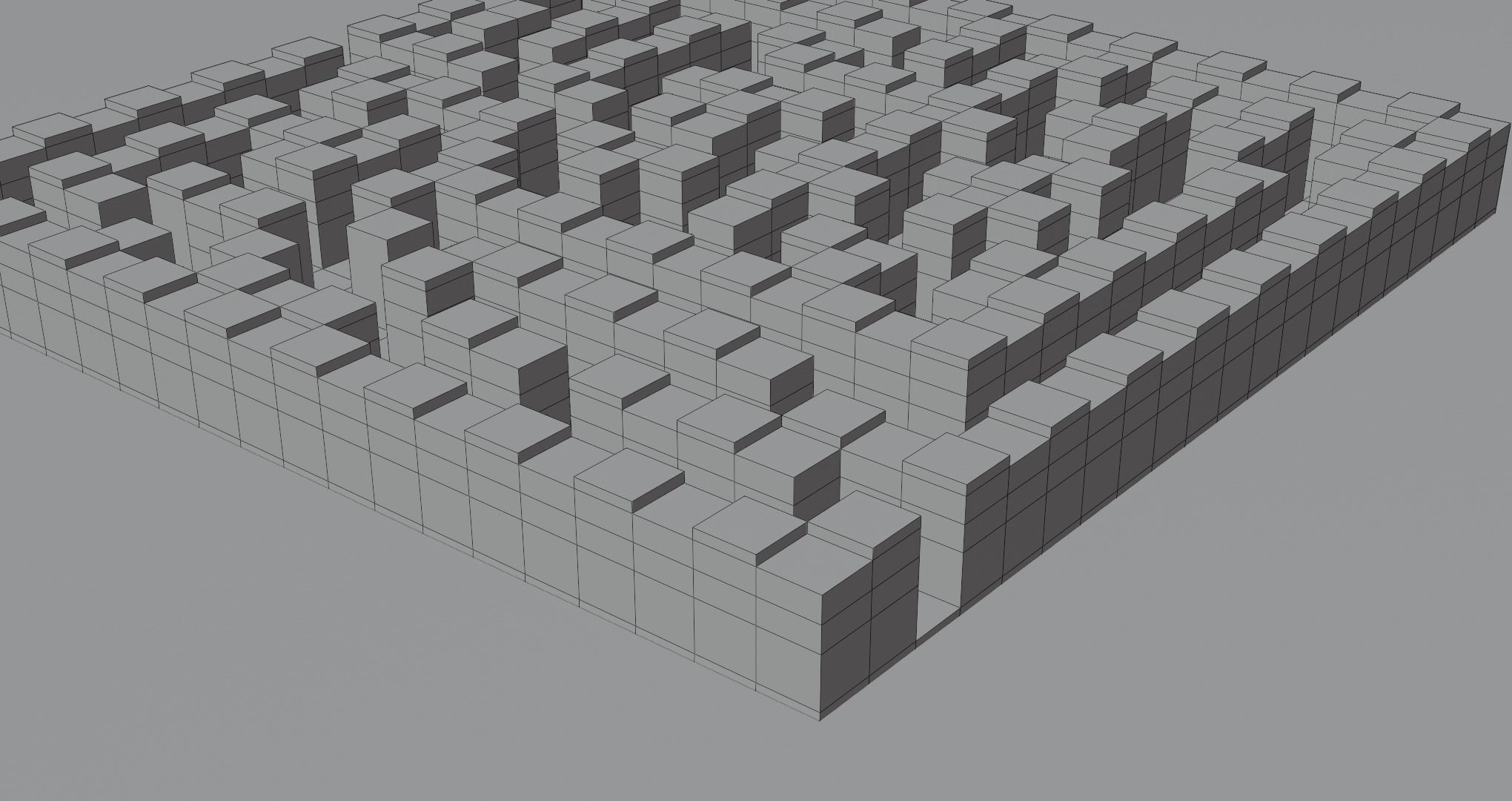 Cyber Maze v1 Low-poly 3D model_13