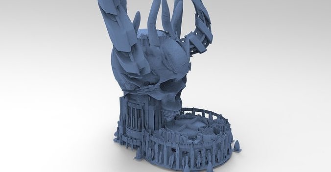 Necromancer Scull arena 4 3D model