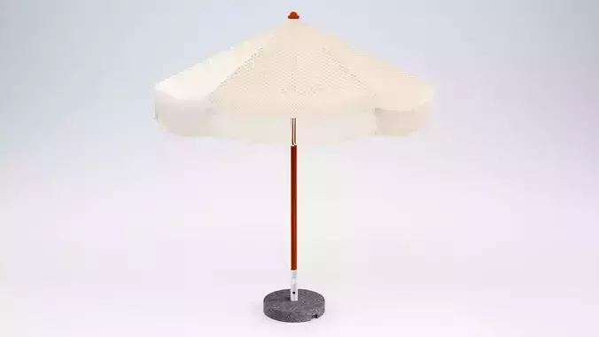 032 MACRAME UMBRELLA